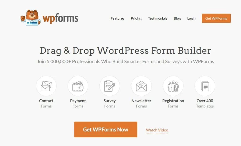 Wpforms Wordpress Form Builder Plugin