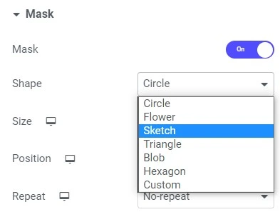Elementor Mask