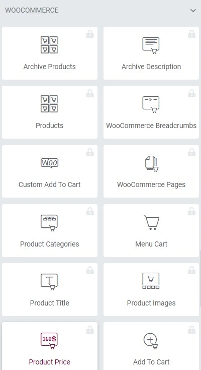 Elementor Woocommerce