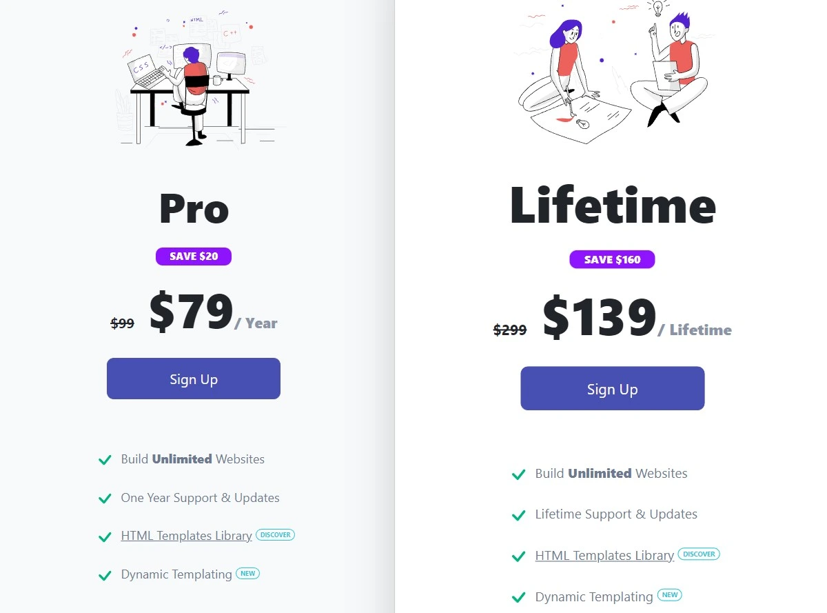 Livecanvas Pricing Plans 