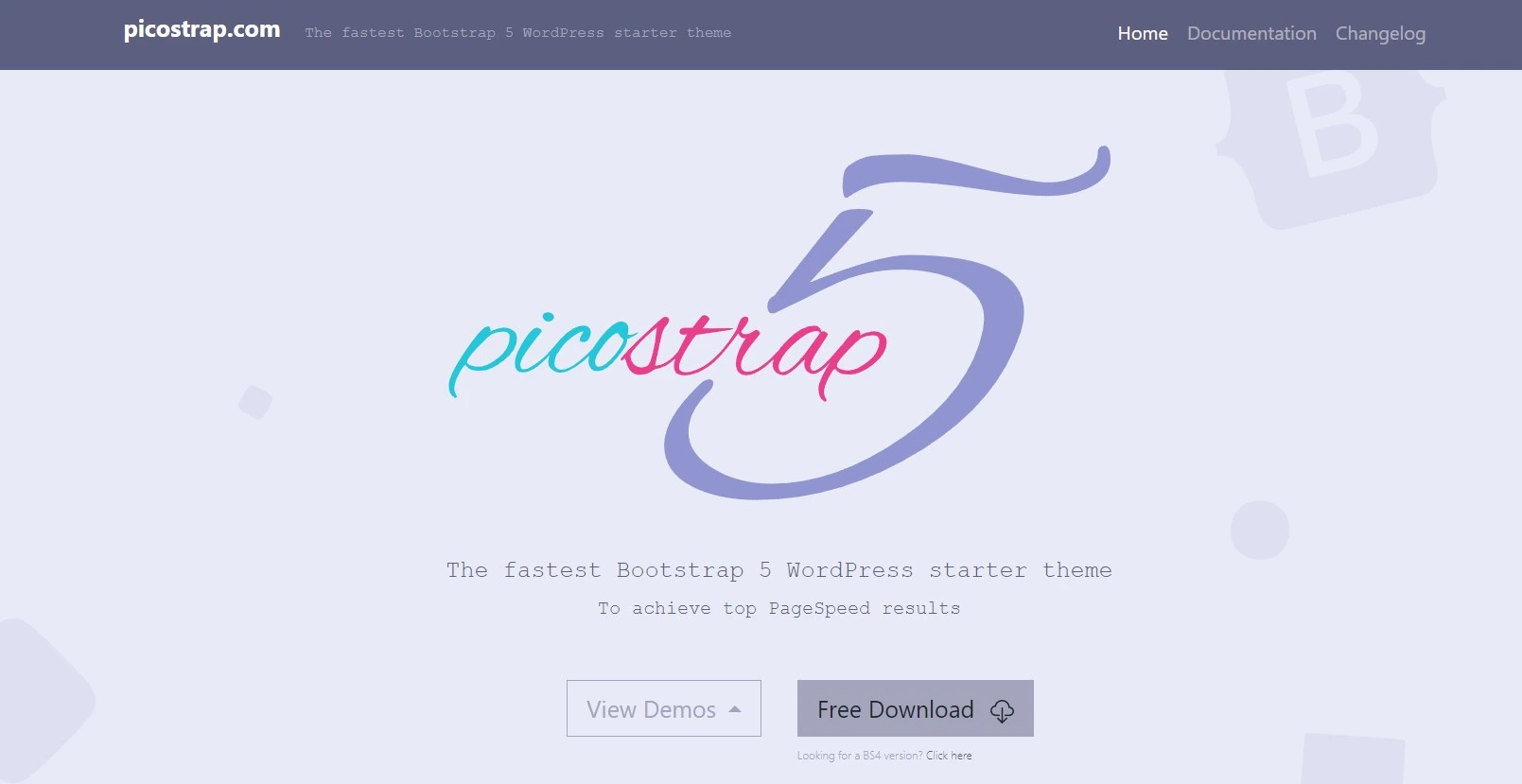 Picostrap Bootstrap 5 Theme For Livecanvas