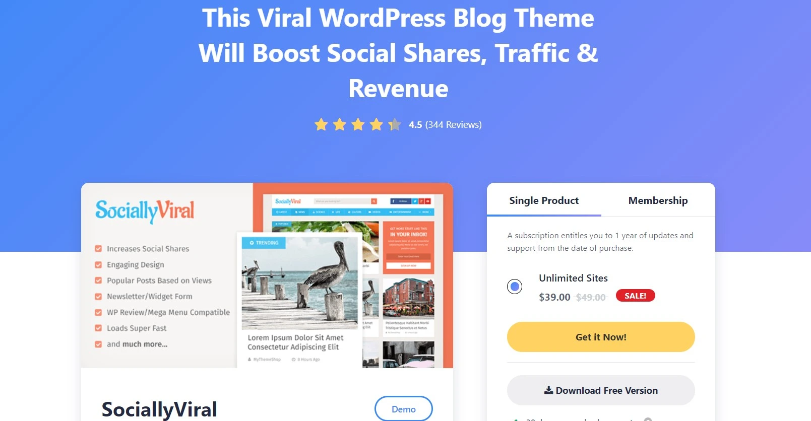 Sociallyviral Wordpress Theme