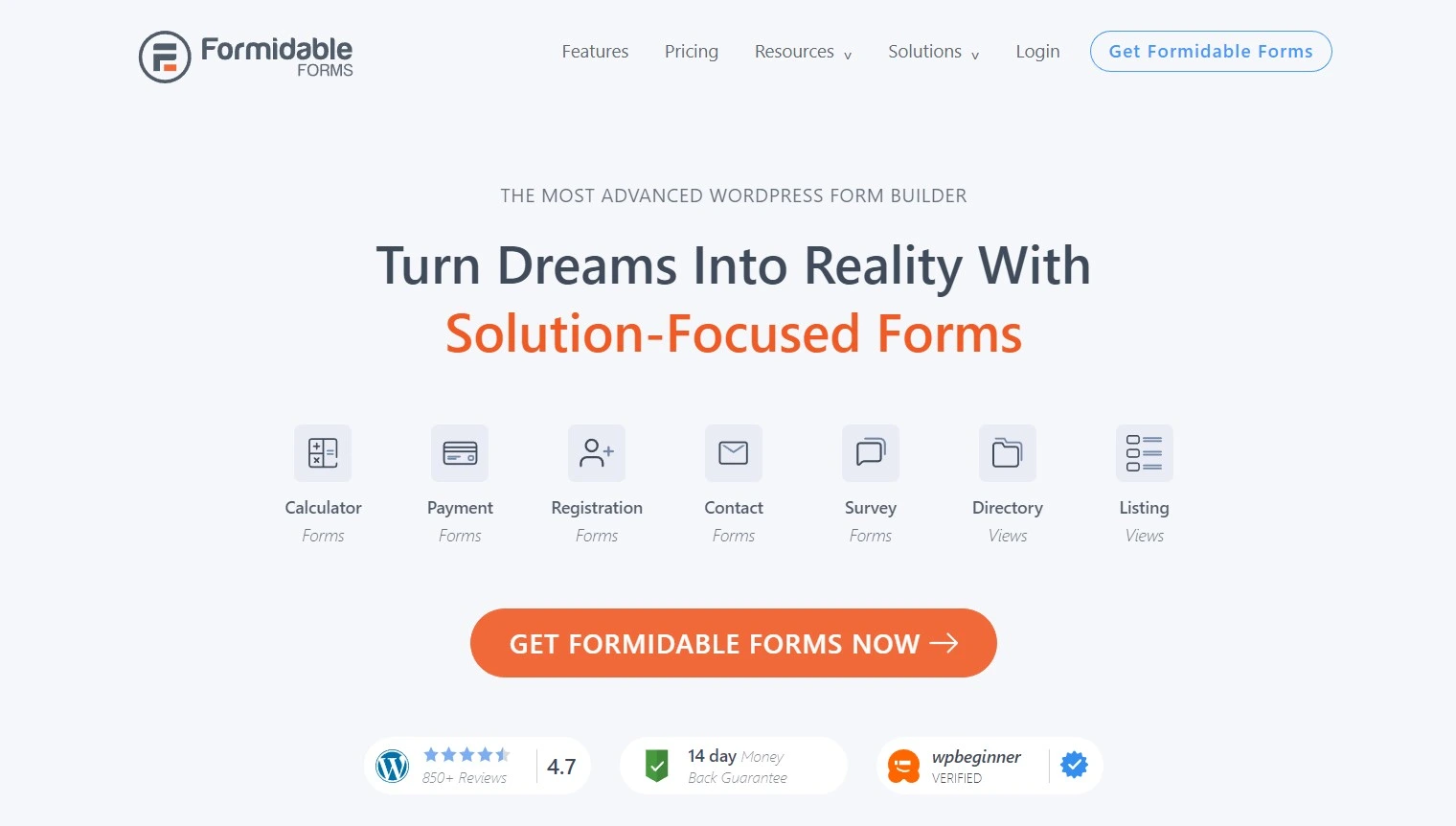 Formidable Forms Wordpress Quiz Plugin