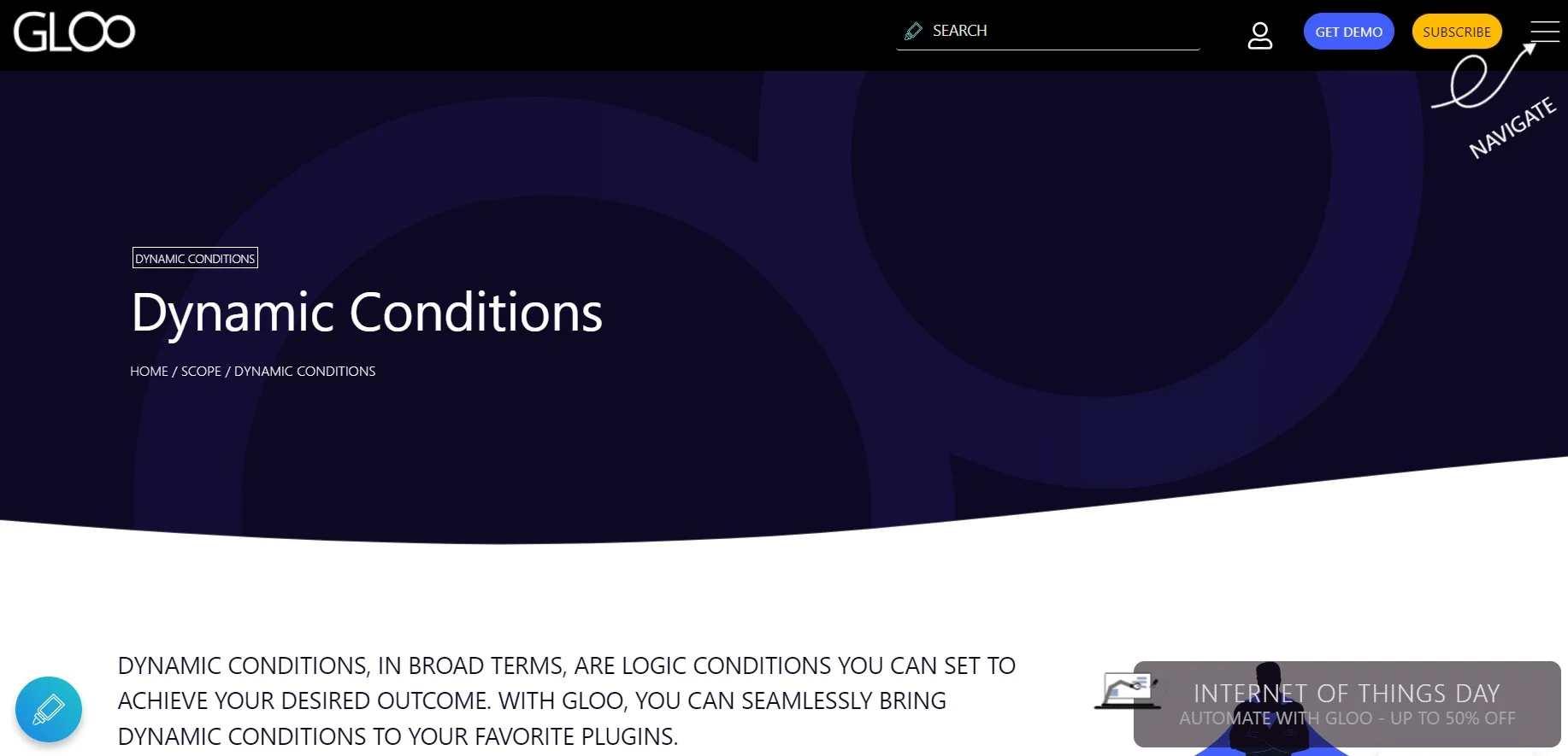 Gloo Dynamic Conditions Wordpress Plugin