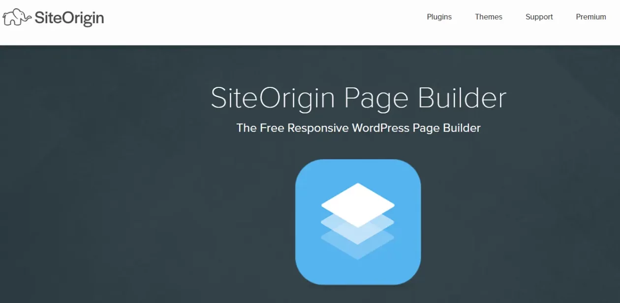 Siteorigin Page Builder Homepage