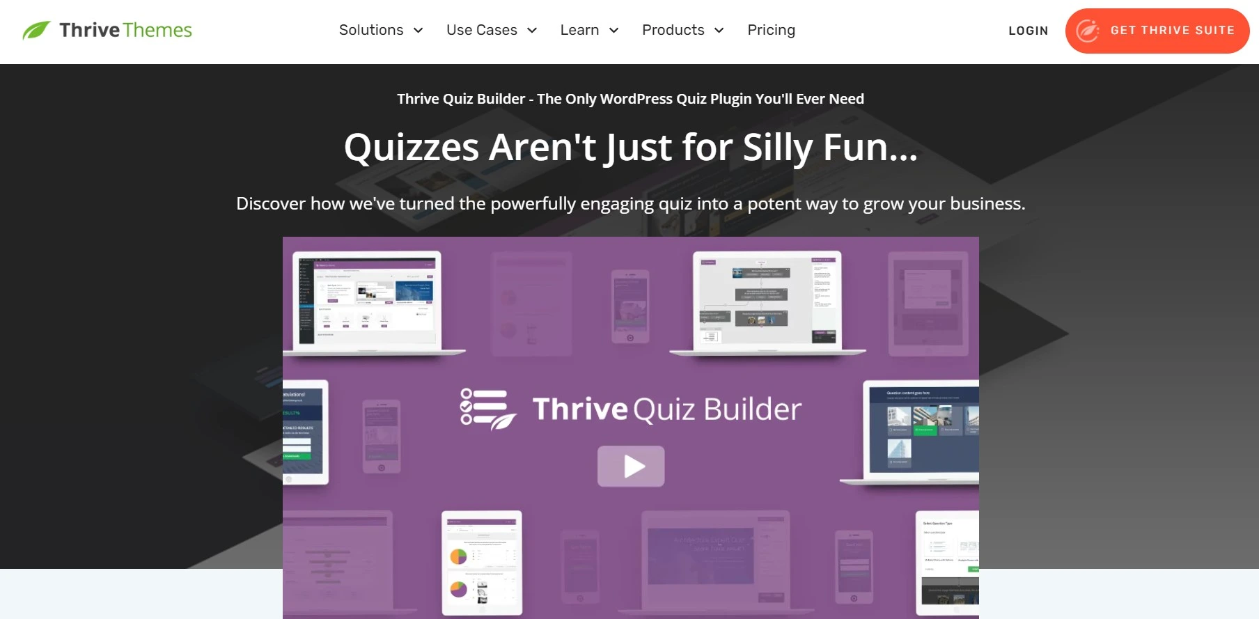 Thrive Themes Wordpress Quiz Plugin