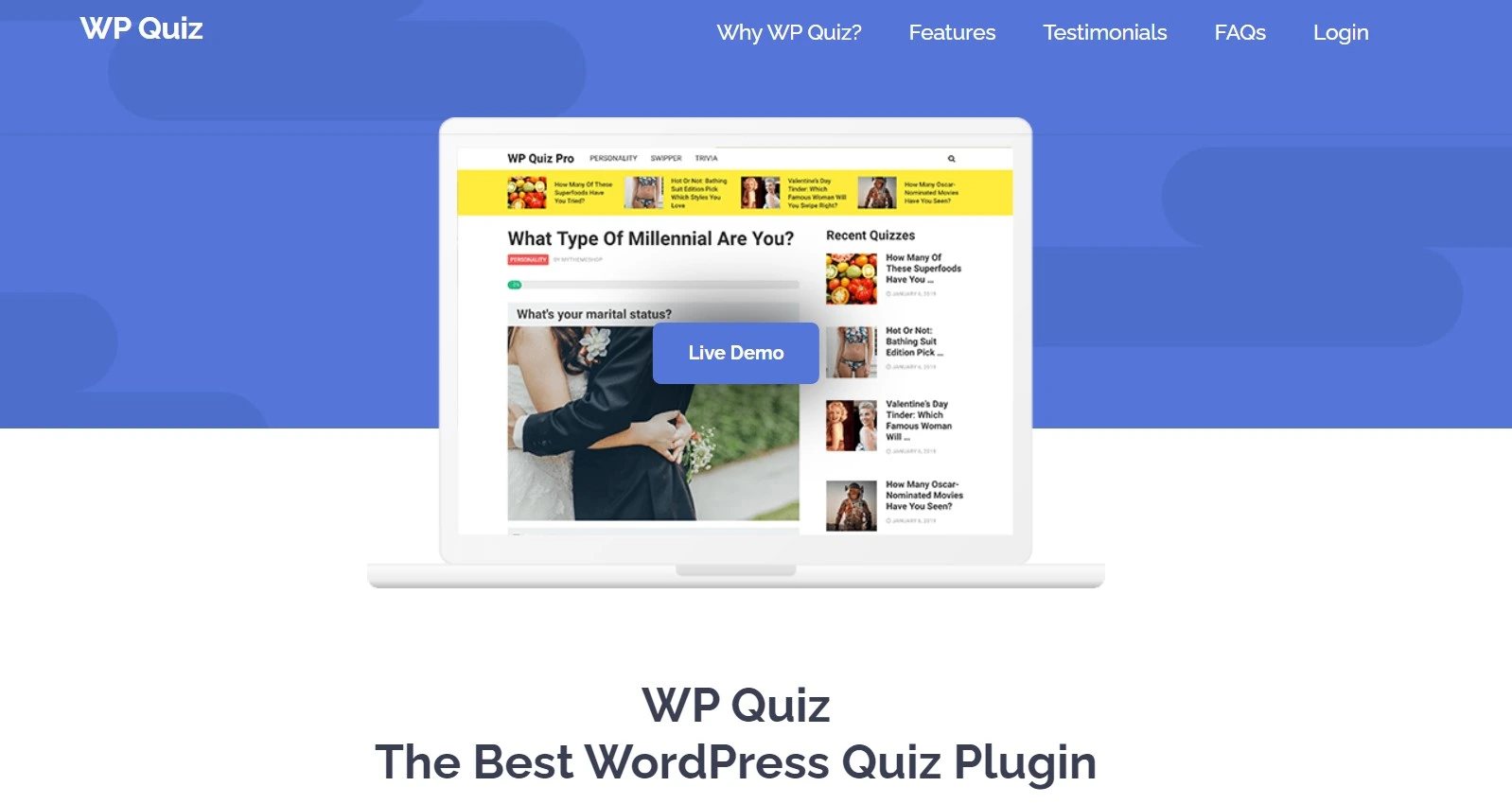 Wp Quiz Wordpress Quiz Plugin