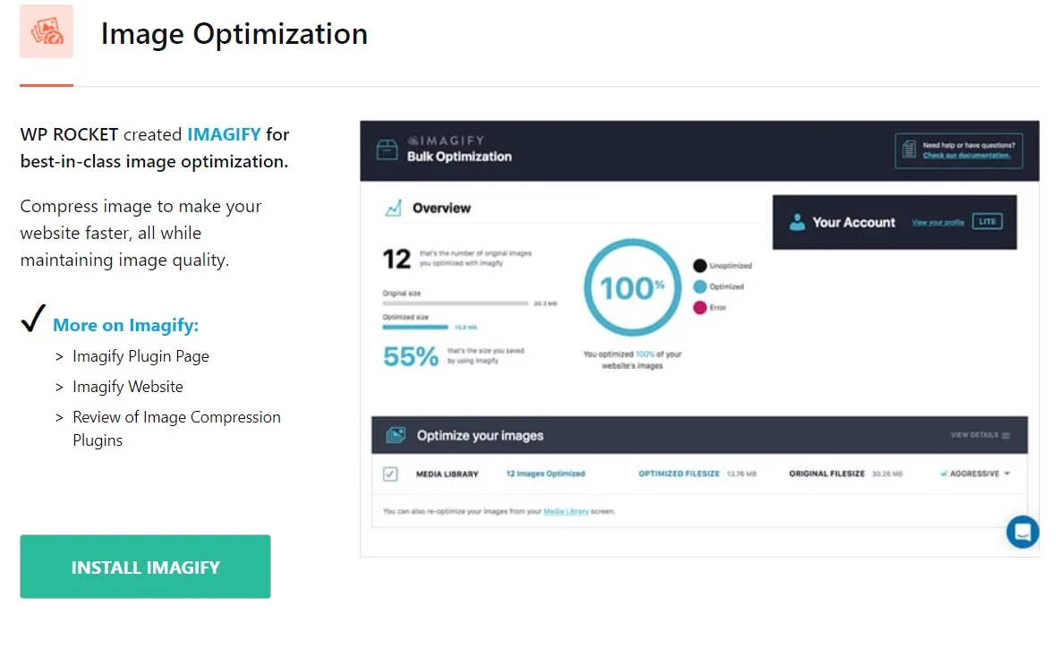 Wp Rocket Image Optimization