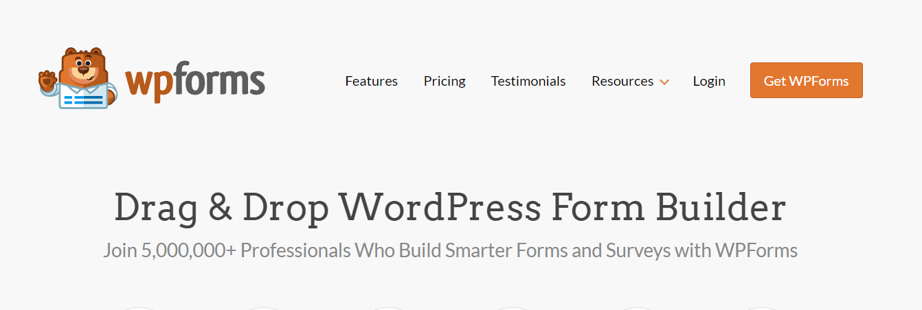 Wpforms Plugin Homepage