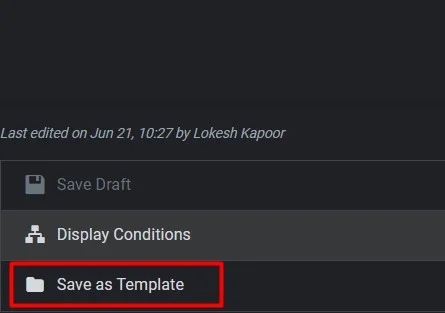 Save Your Popups As Templates