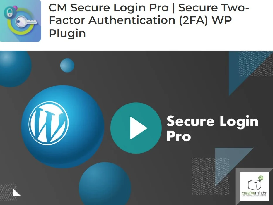 Boost The Security Of Your Wordpress Website With Cm Secure Login Pro.webp