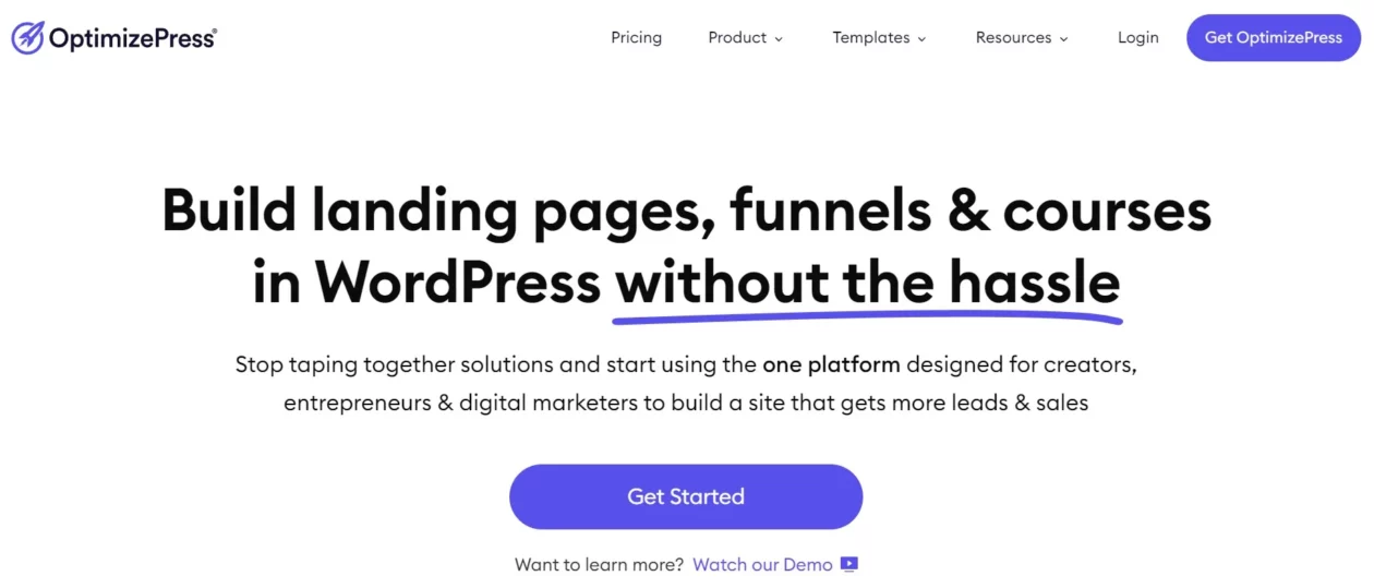 Optimizepress Wordpress Landing Page Plugin